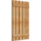 Ekena Millwork Spaced Board-n-Batten Shutters, Rough Sawn Western Red Cedar, 28 7/8W x 46H, PR RBS06S29X046RWR - alternate 2